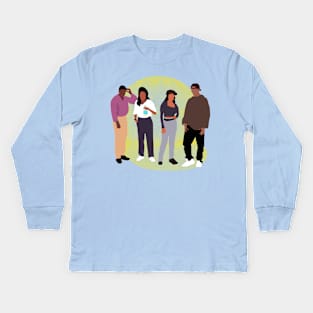 Stand together 4 discussions of hip hop style Kids Long Sleeve T-Shirt